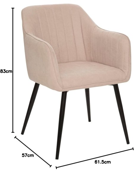 Fauteuil De Repas Visoca Beige Atmosphera