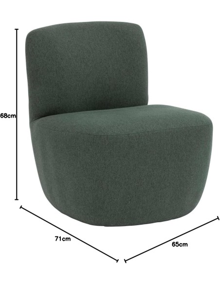 Chauffeuse Léone Vert Cèdre - Atmosphera