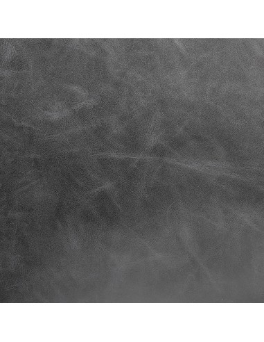 Lot de 8 Chaises Vladi Effet Cuir Gris Atmosphera