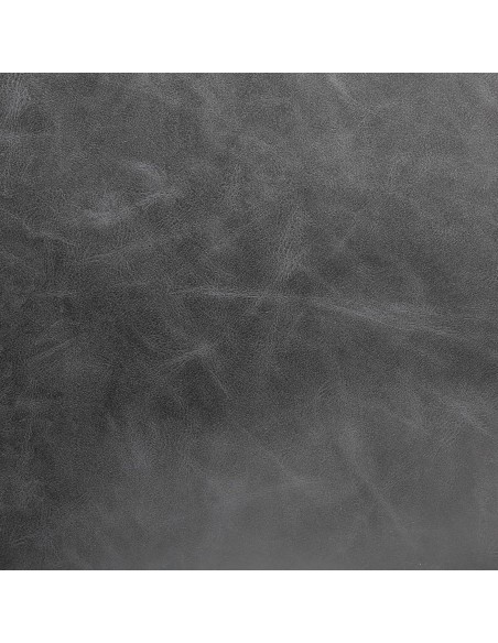 Lot de 8 Chaises Vladi Effet Cuir Gris Atmosphera