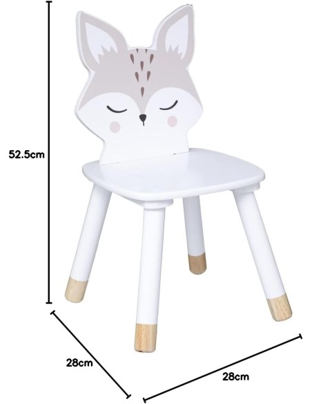 Chaise Enfant Douceur Renard Atmosphera For Kids