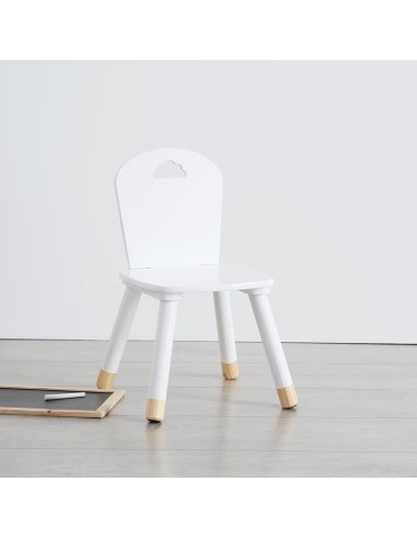 Chaise Enfant En Bois Douceur Blanc