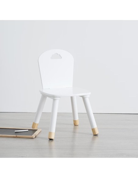Chaise Enfant En Bois Douceur Blanc