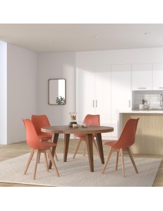 Chaise Diner Baya Terracotta Atmosphera 2