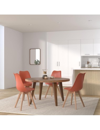 Chaise Diner Baya Terracotta Atmosphera