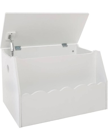 Banc coffre douceur nuage Blanc Atmosphera