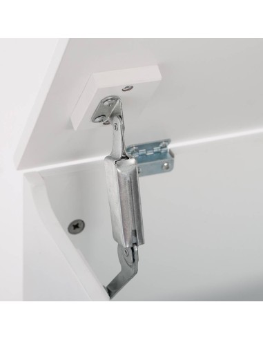 Banc coffre douceur nuage Blanc Atmosphera