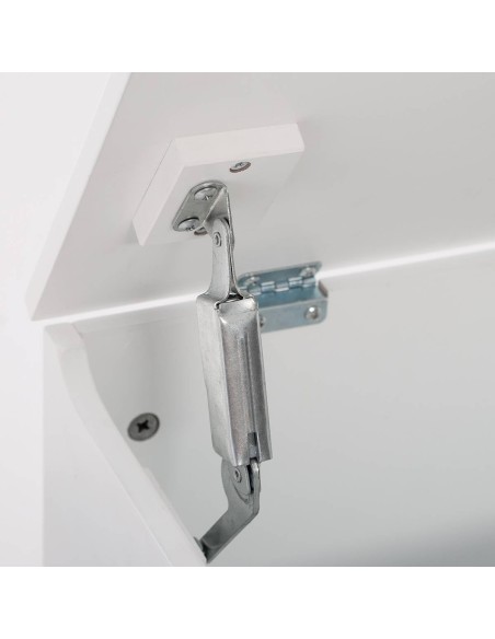 Banc coffre douceur nuage Blanc Atmosphera