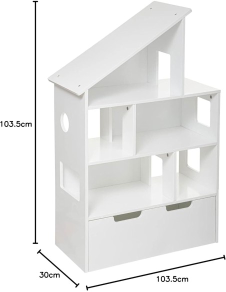 Maison Avec Coffre De Rangement Sur Roulettes Atmosphera