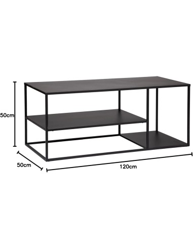 Meuble TV Gota Noir Atmosphera
