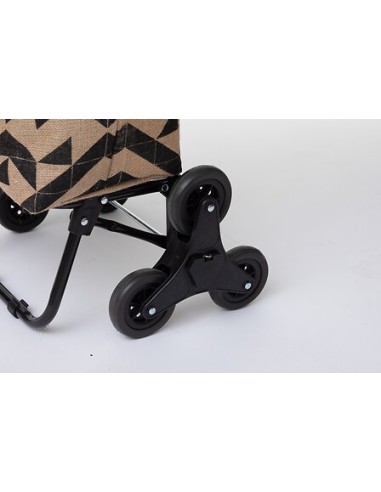 Chariot de marché 6 roues Terre 33L Beige Five