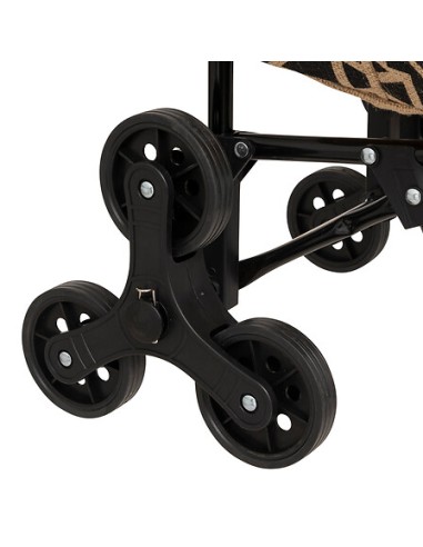 Chariot de marché 6 roues Terre 33L Beige Five