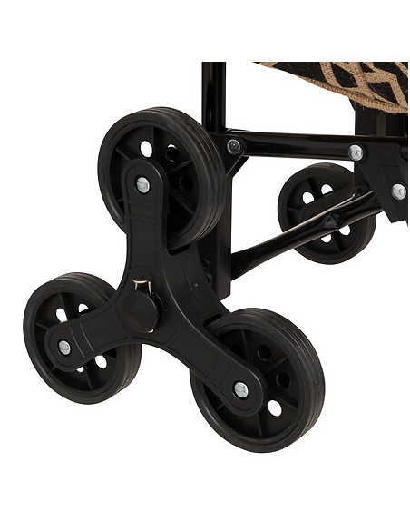 Chariot de marché 6 roues Terre 33L Beige Five