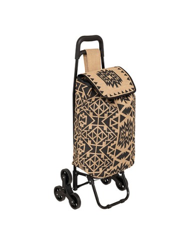 Chariot de marché 6 roues Terre 33L Beige Five