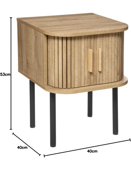 Chevet 2 Portes Colva Beige Atmosphera