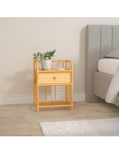 Chevet 1 tiroir rotin Aoni Atmosphera 2