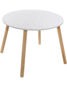 Table enfant douceur etoiles Blanc Atmosphera