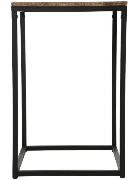 Table d'appoint Edena H 65 Noire Atmosphera