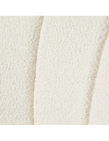 Fauteuil Naova bouclette Blanc - Atmosphera