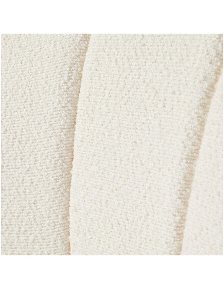 Fauteuil Naova bouclette Blanc - Atmosphera