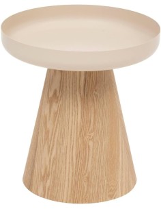 Table café Hercyna D40 Beige - Atmosphera