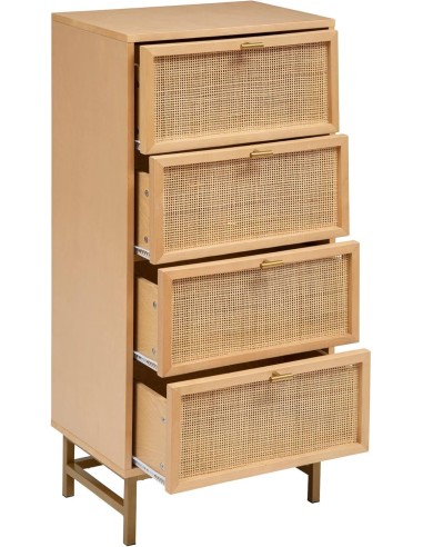 Chiffonnier 4 tiroirs Rayo Beige - Atmosphera