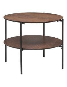 Table basse ronde Kemi noyer Marron - Atmosphera