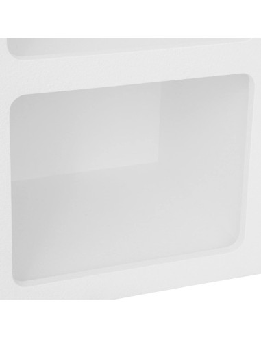 Meuble Etagère 6 niches Soleya Blanc - Atmosphera