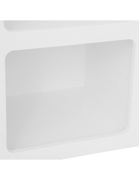 Meuble Etagère 6 niches Soleya Blanc - Atmosphera