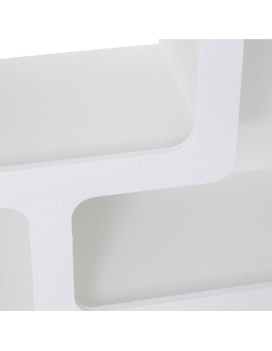 Meuble Etagère 4 niches Soleya Blanc - Atmosphera