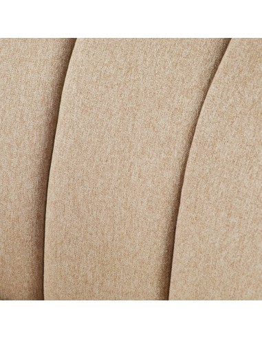 Fauteuil Naova En Velours Beige - Atmosphera