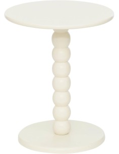 Table À Café Chamlo Blanc Ivoire - Atmosphera