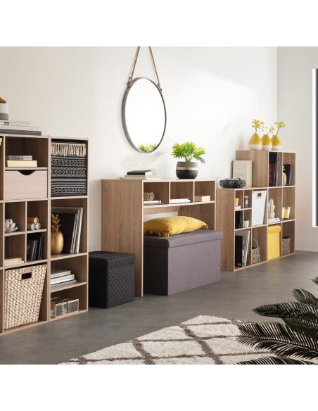 Console 3 cases Mix N Modul Naturel - Five