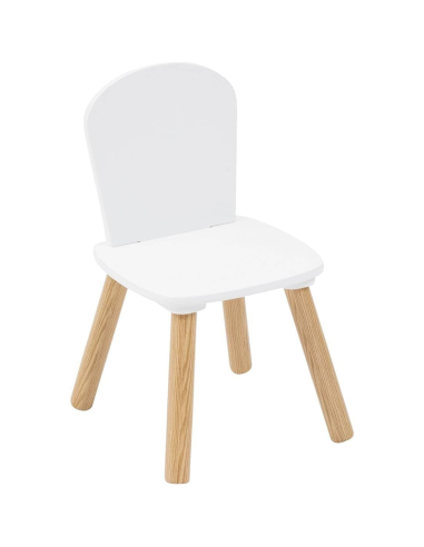 Set Table Avec 2 Chaises Alex Pour Enfant Blanc - Atmosphera For Kids