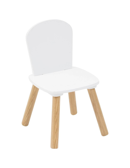 Set Table Avec 2 Chaises Alex Pour Enfant Blanc - Atmosphera For Kids