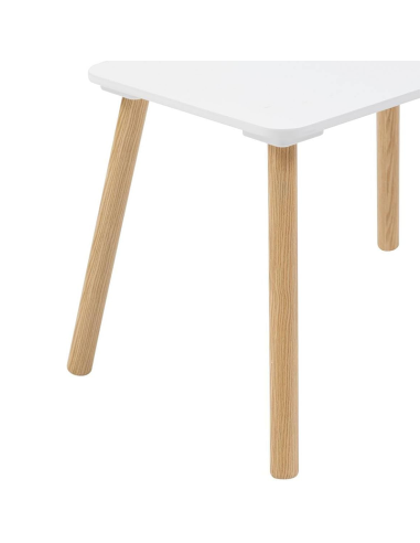 Set Table Avec 2 Chaises Alex Pour Enfant Blanc - Atmosphera For Kids