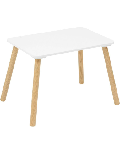 Set Table Avec 2 Chaises Alex Pour Enfant Blanc - Atmosphera For Kids
