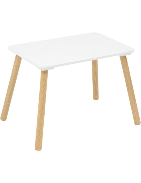 Set Table Avec 2 Chaises Alex Pour Enfant Blanc - Atmosphera For Kids