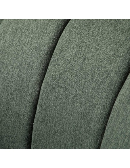 Fauteuil Naova En Velours Vert Cèdre - Atmosphera