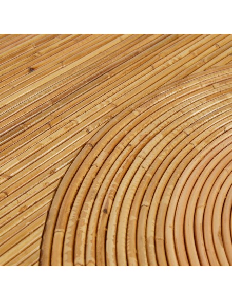 Table Basse Tanae 70x45 En Rotin Naturel Atmosphera