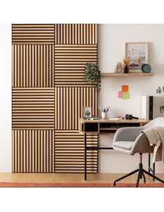 Panneau Mural Colva 60x60 Marron - Atmosphera 2