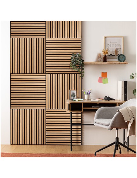 Panneau Mural Colva 60x60 Marron - Atmosphera