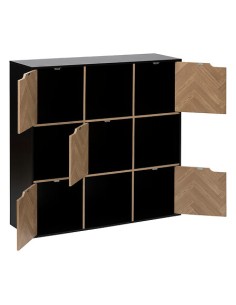 Étagère 9 cases Mix'n Door Chevrons Noir Five 2