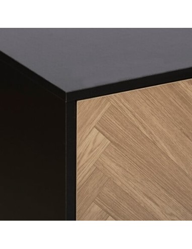 Étagère 9 cases Mix'n Door Chevrons Noir Five