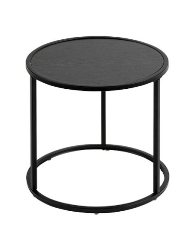 Lot de 3 tables café Noan Noires Atmosphera