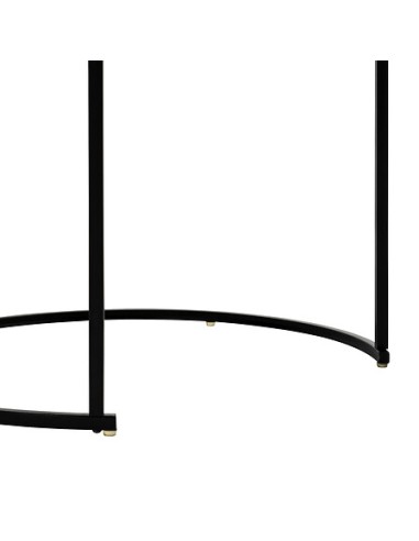 Lot de 3 tables café Noan Noires Atmosphera