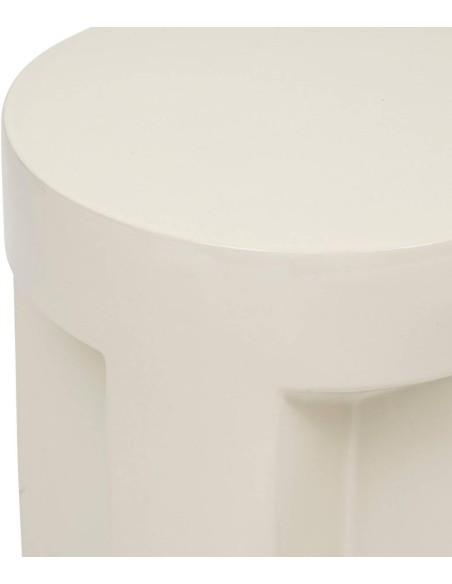 Table café totem Kris D34 Ivoire Atmosphera