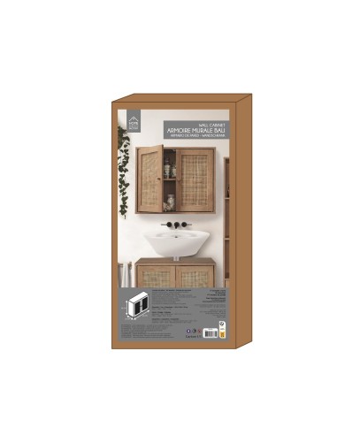 Armoire murale Bali Marron Home Deco Factory