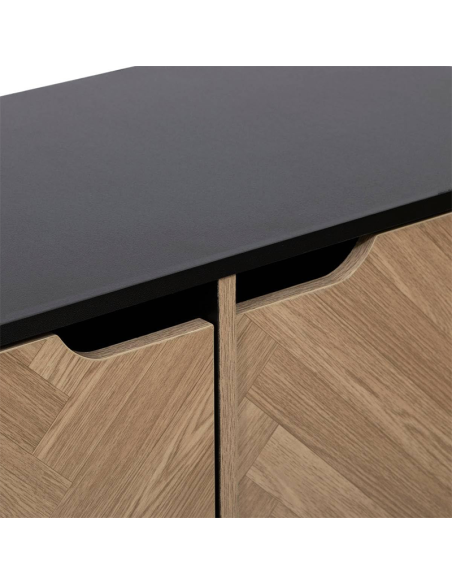 Étagère 6 cases Mix'n Door Chevrons Noir Five