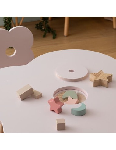Table Pour Enfant Fleur Rose - Atmosphera For Kids